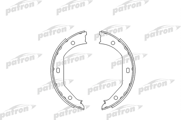 Jeu de mâchoires de frein, frein de stationnement PATRON PSP585