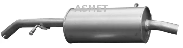 Silencieux arrière ASMET 09.071