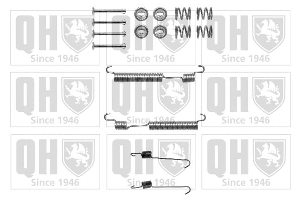 Kit d'accessoires, mâchoire de frein QUINTON HAZELL BFK457
