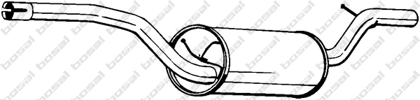 Silencieux central KLOKKERHOLM 280-251