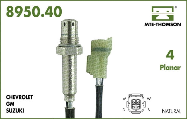 Sonde lambda MTE-THOMSON 8950.40.035