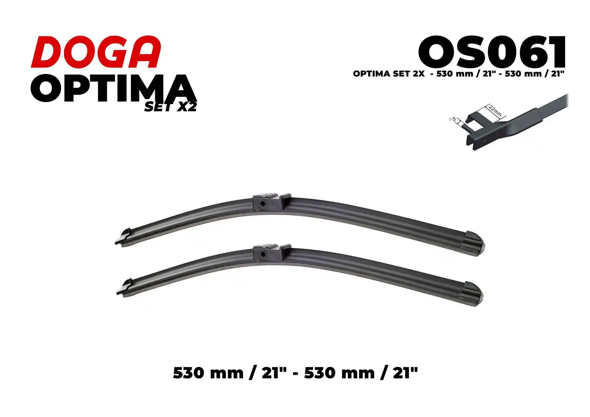 Balai d'essuie-glace DOGA OS061
