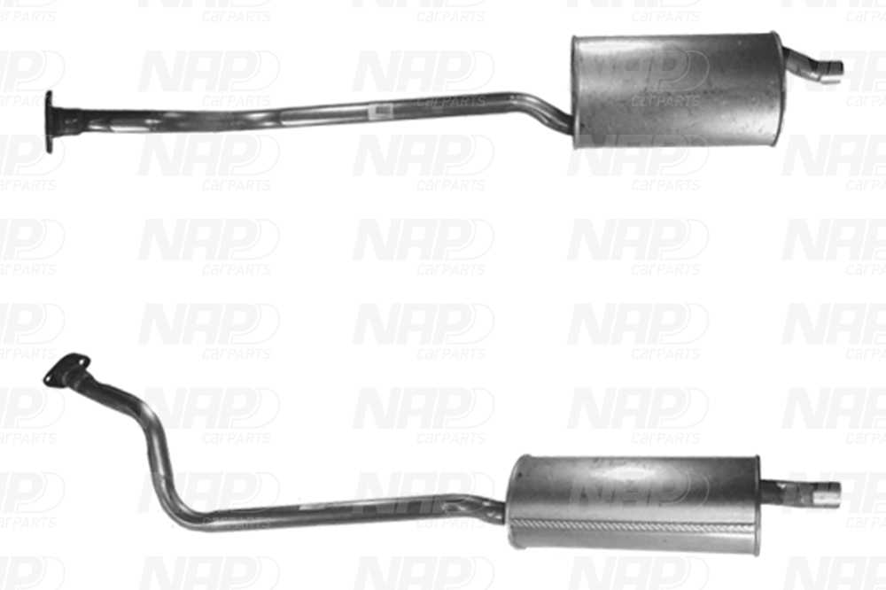 Tuyau d'échappement NAP carPARTS CAF10583
