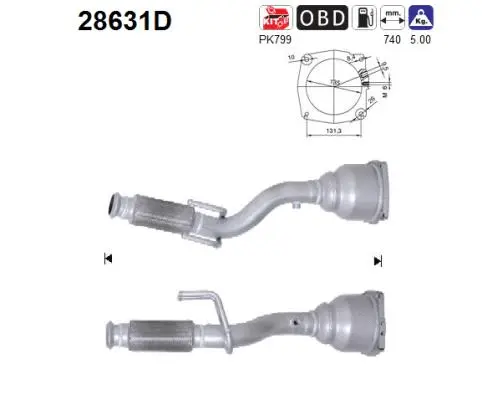 Catalyseur AS 28631D