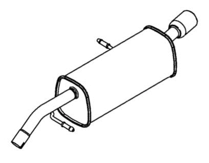 Silencieux arrière VEGAZ GmbH CS-228