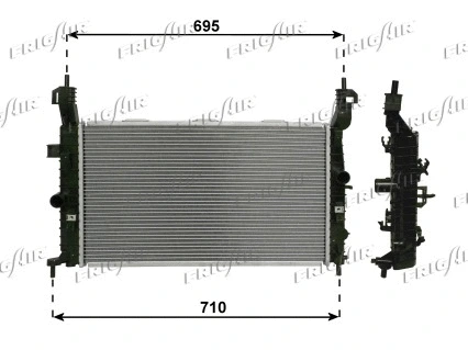 Radiateur, refroidissement du moteur FRIGAIR 0107.3095