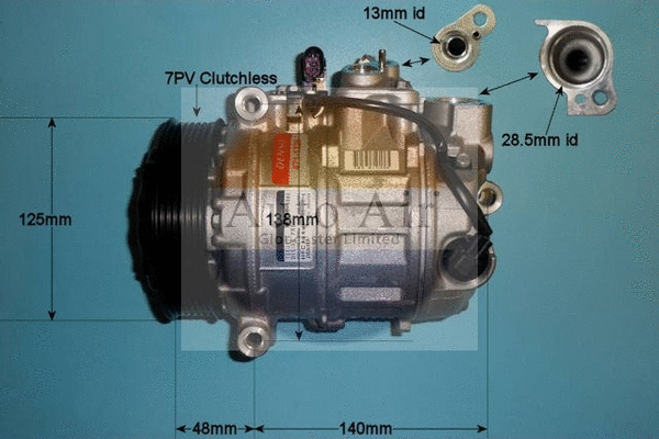 Compresseur, climatisation AUTO AIR GLOUCESTER 14-1123