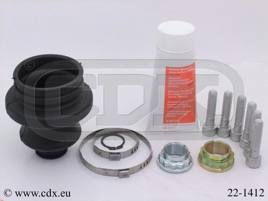 Jeu de joints-soufflets, arbre de commande CDX 22-1412