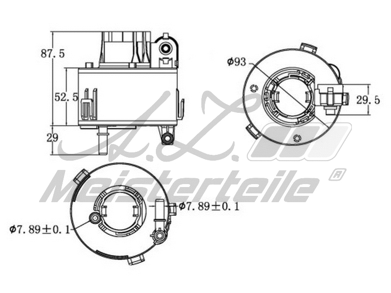 Filtre à carburant A.Z. Meisterteile AZMT-41-020-1472