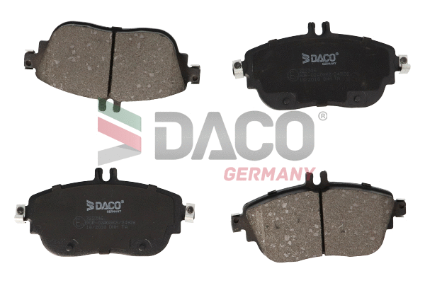 Kit de plaquettes de frein, frein à disque DACO Germany 322346