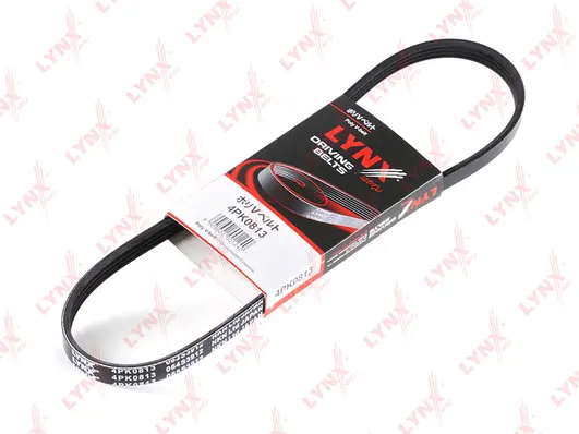 Courroie trapézoïdale à nervures LYNXAUTO 4PK0813