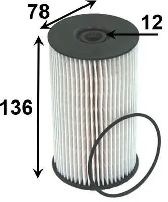 Filtre à carburant JS ASAKASHI FE0026