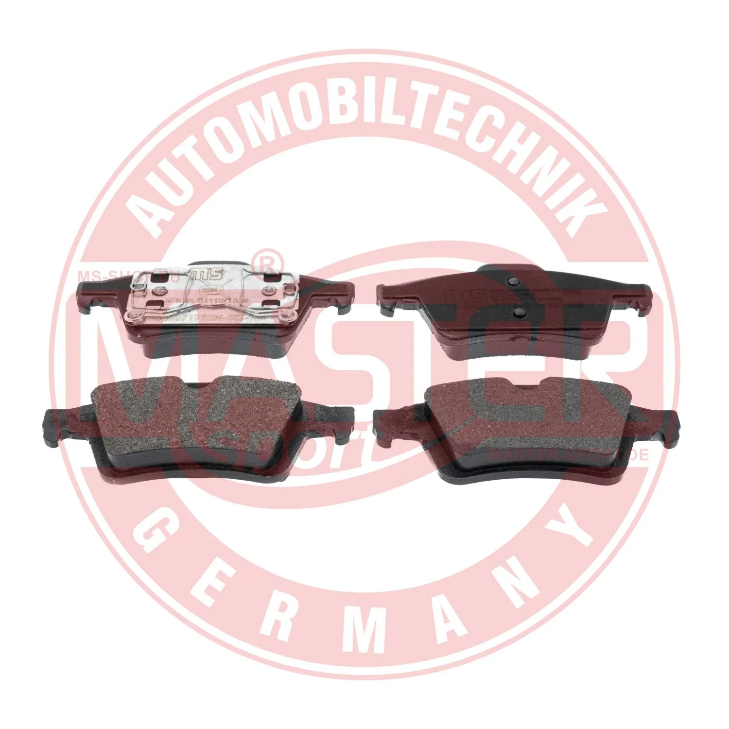 Kit de plaquettes de frein, frein à disque MASTER-SPORT GERMANY 13046071752N-SET-MS