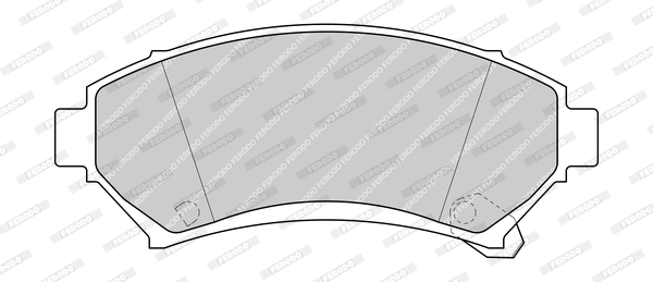 Kit de plaquettes de frein, frein à disque FERODO FDB1265-D