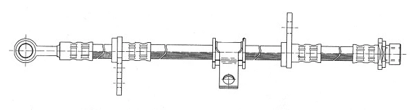 Flexible de frein CEF 511448