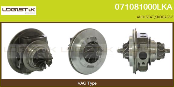 Groupe carter, turbocompresseur LGK 071081000LKA