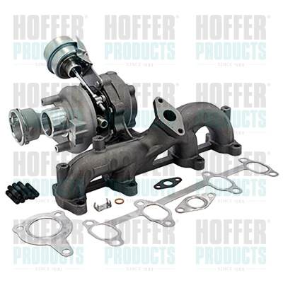 Turbocompresseur, suralimentation HOFFER 6900891