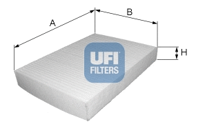 Filtre, air de l'habitacle UFI 53.111.00