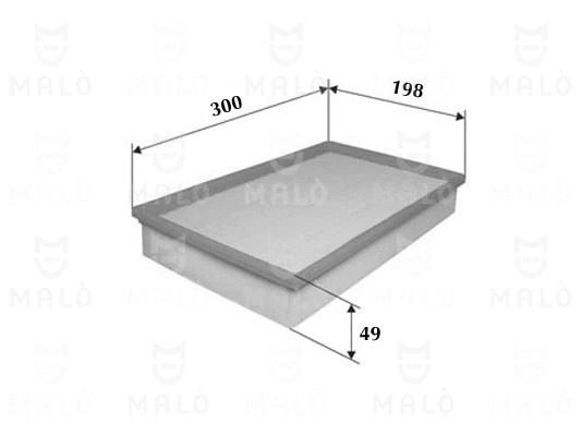 Filtre à air AKRON-MALÒ 1500274