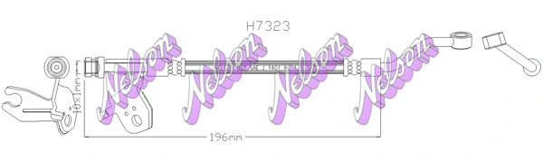 Flexible de frein KAWE H7323