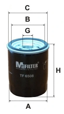 Filtre à huile MFILTER TF 6508