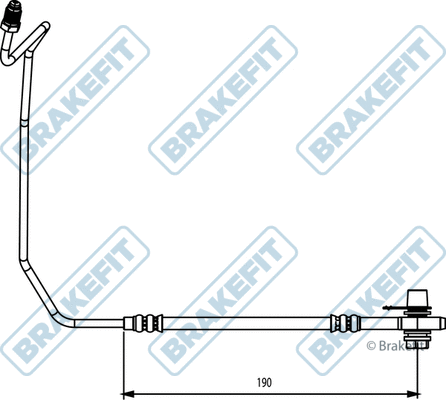 Flexible de frein APEC BHO4315