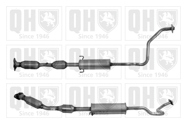 Catalyseur QUINTON HAZELL QCAT92298H