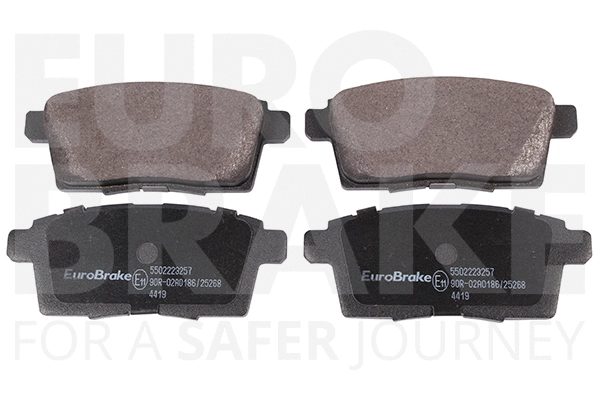 Kit de plaquettes de frein, frein à disque EUROBRAKE 5502223257