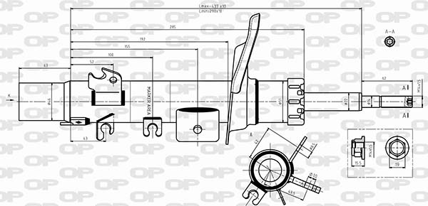 Amortisseur OPEN PARTS SAB8646.31