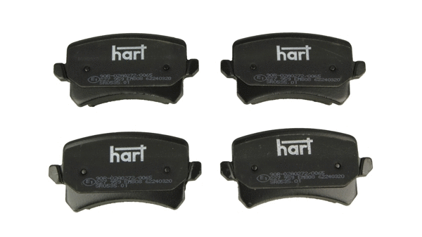 Kit de plaquettes de frein, frein à disque HART 227 959