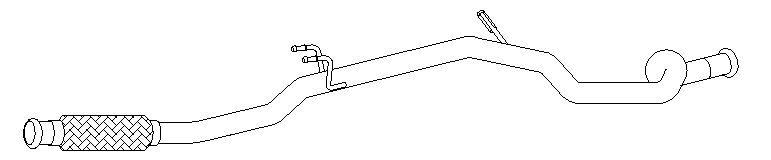Tuyau d'échappement Vellerand 12274