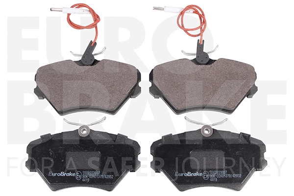Kit de plaquettes de frein, frein à disque EUROBRAKE 5502223937