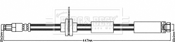 Flexible de frein BORG & BECK BBH8105