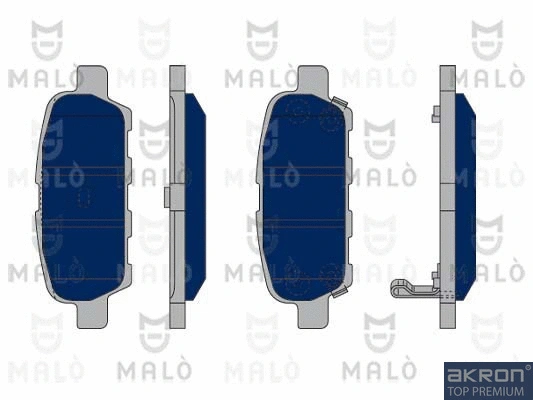 Kit de plaquettes de frein, frein à disque AKRON-MALÒ 1050330