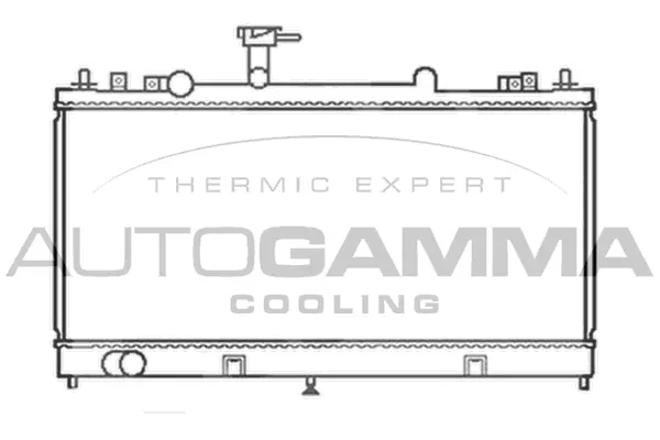 Radiateur, refroidissement du moteur AUTOGAMMA 103440