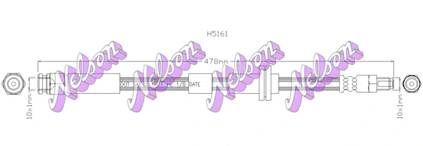 Flexible de frein KAWE H5161
