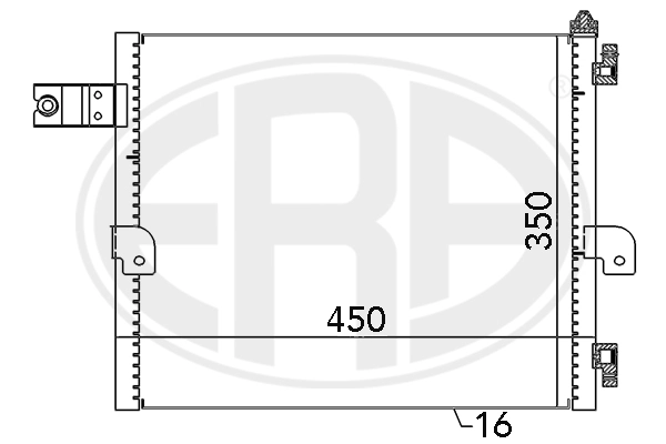 Condenseur, climatisation ERA 667088