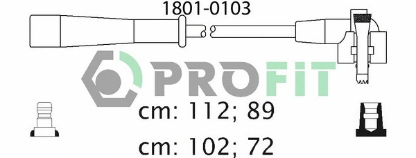Kit de câbles d'allumage PROFIT 1801-0103
