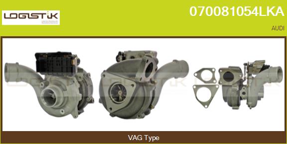 Turbocompresseur, suralimentation LGK 070081054LKA