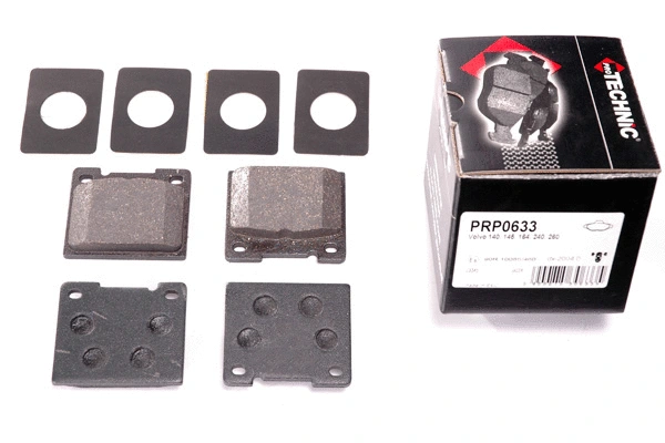 Kit de plaquettes de frein, frein à disque PROTECHNIC PRP0633