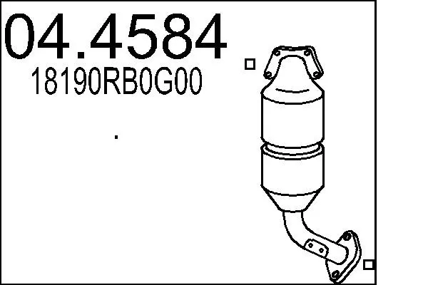 Catalyseur MTS 04.4584