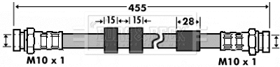 Flexible de frein BORG & BECK BBH7432