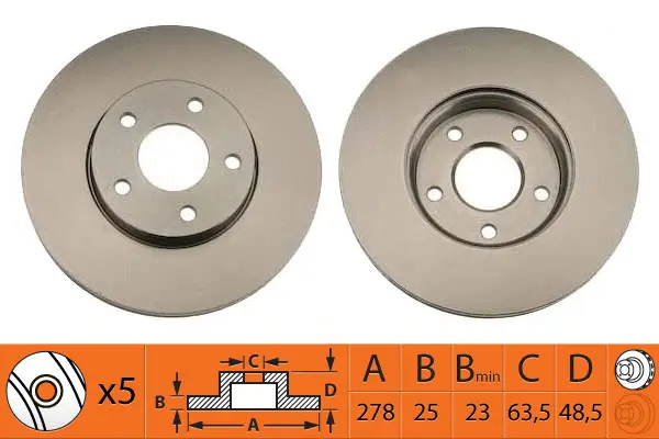 Disque de frein SB BR51112T