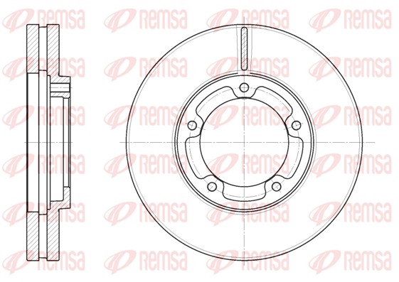 Disque de frein REMSA 61408.10
