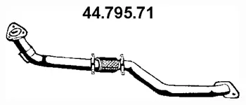 Tuyau d'échappement EBERSPÄCHER 44.795.71