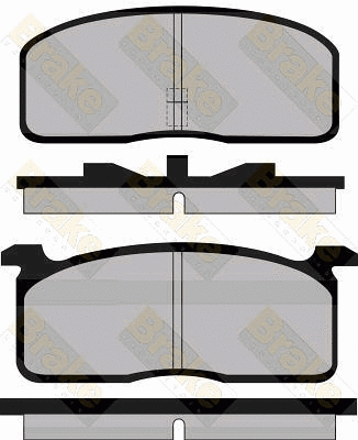 Kit de plaquettes de frein, frein à disque Brake ENGINEERING PA309