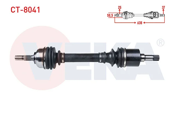 Arbre de transmission VEKA CT-8041