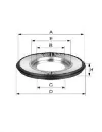 Filtre à air UNIFLUX FILTERS XA347