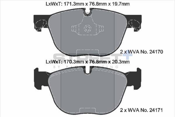 Kit de plaquettes de frein, frein à disque PAGID Racing T8060SP2001