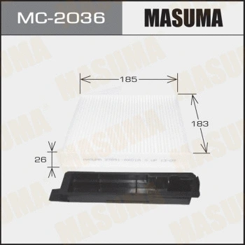 Filtre, air de l'habitacle MASUMA MC-2036